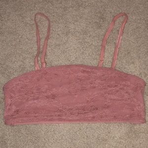 Urban Outfitters Pink Lace Bralette